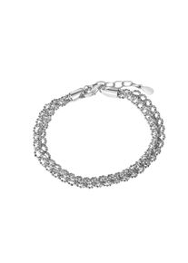 Vivance Damen Armband "925/- Sterling Silber rhodiniert Kugelkette", 19,5cm, Silber 925 (Sterlingsilber), weiß, Silber 925 (Sterlingsilber), Armbänder