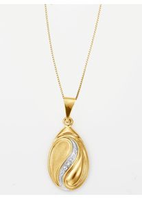 Lady Damen Ketten-Anhänger, N-Größe, Gelbgold 375, gold, Gelbgold 375, Schmuckanhänger
