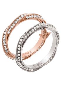 Emporio Armani Damen Schmuckset "EGS3024SET", 18, rosa, Edelstahl, Schmuck-Sets