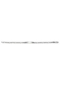 Firetti Damen Armband "Schmuck Geschenk Silber 925 Armkette ID-Platte Figarokette", 19, Silber 925 (Sterlingsilber), silber, Silber 925