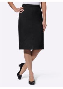 Classic Basics Damen Schlupfrock, schwarz, Gr. 19, unifarben, 100% Polyester, Röcke