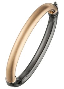 Jobo Damen Armreif "oval", Silber 925 (Sterlingsilber), gold, Silber 925 (Sterlingsilber), Armbänder, 925 Silber bicolor vergoldet