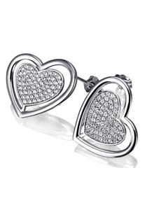 AVERDIN Damen Paar Ohrstecker, Silber 925 (Sterlingsilber), silber, Silber 925 (Sterlingsilber), Ohrringe