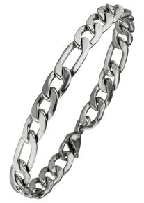 Jobo Herren Armband, Edelstahl, silber, Edelstahl, Armbänder, Edelstahl 21 cm