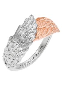 Engelsrufer Damen Silberring "Wings of Angels, Engelsflügel", 5,05 g, Silber 925 (Sterlingsilber), 2mm, rosa, Silber 925 (Sterlingsilber), Fingerringe