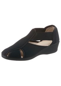 CLASSIC Damen Hausschuh, Gr. 38, schwarz, Synthetik, Schuhe