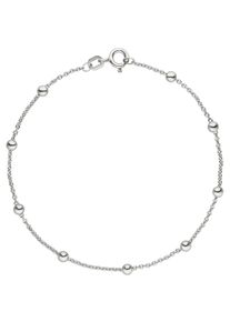 Jobo Damen Fußkette "Kugeln", Silber 925 (Sterlingsilber), silber, Silber 925 (Sterlingsilber), Fußkettchen, 925 Silber 25 cm