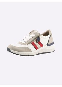 Jana Damen Sneaker, Gr. 38, weiß, Lederimitat, modisch, Schuhe