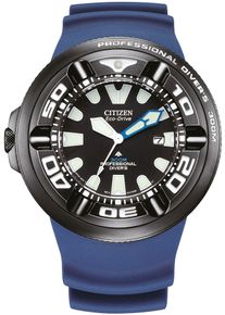 Citizen Taucheruhr "Promaster Professional Diver 300", blau, Armbanduhren, Armbanduhr, Herrenuhr, Solar, bis 30 bar wasserdicht, Datum