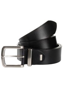 MONTI Damen Ledergürtel "VAIL", schwarz, klassisch, Gr. 85, unifarben, Leder, Gürtel, 4,0 cm breit, Jeans-Casual, kürzbar