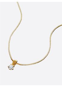 Lady Damen Kette mit Anhänger, N-Größe, Metall-Gold, gold, Metall, Gold, Halsketten