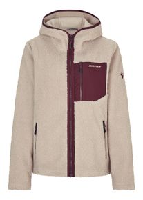 Ziener Damen Fleecejacke "JUHA", beige, Gr. 46, Obermaterial: 100% Polyester, Jacken