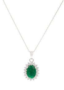 Firetti Damen Kette mit Anhänger "Schmuck Geschenk Silber 925 Halsschmuck Halskette Ankerkette", Silber 925 (Sterlingsilber), L: 45,5cm, bunt, Silber