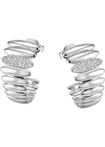 Firetti Damen Paar Creolen "Schmuck Geschenk Silber 925 Ohrschmuck Ohrringe", Silber 925 (Sterlingsilber), silber, Silber 925 (Sterlingsilber),