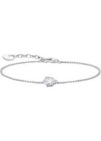 Thomas Sabo Damen Armband "mit großem Zirkoniatropfen, A2159-051-14-L19V, A2159-051-9-L19V", 19, Silber 925 (Sterlingsilber), bunt, Silber 925