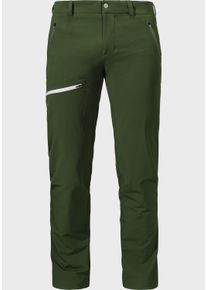 Schöffel SCHÖFFEL Herren Outdoorhose "Pants Folkstone Warm M", grün, sportlich, Gr. 52, Oberstoff : 56% Nylon 34% Polyester 10% Elasthan, Hosen