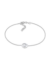 Elli Damen Armband "Spirale Verspielt Basic 925 Silber", 16cm, ohne Stein, Silber 925 (Sterlingsilber), silber, Silber 925 (Sterlingsilber), Armbänder