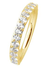XENOX Damen Fingerring "XS KRAPPE GOLD, XS KRAPPE SILBER, XS7390, XS7390G", 50, Silber 925 (Sterlingsilber), 3,2mm, gold, Silber 925