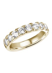Firetti Damen Fingerring "Schmuck Geschenk Silber 925 Silberring Ring Memoire-Optik glitzernd", 52, Silber 925 (Sterlingsilber), 4,2mm, gold, Silber