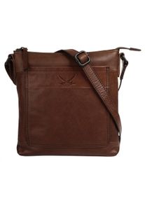 Sansibar Damen Umhängetasche, braun, Leder, vintage, Taschen, echt Leder
