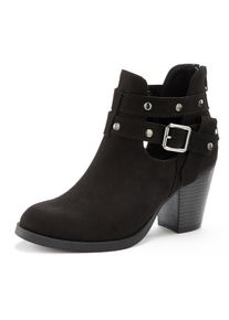 Lascana Damen Cowboy Stiefelette, Gr. 40, schwarz, Obermaterial: 100% Textilmaterial. Futter: 100% Lederimitat. Decksohle: 100% Lederimitat.