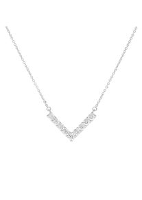 Vivance Damen Kette mit Anhänger "Zirkonia", Silber 925 (Sterlingsilber), silber, Silber 925 (Sterlingsilber), Halsketten