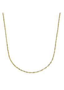 Vivance Damen Collierkettchen "585 Gold Singapurkette 45cm", 45cm, Gold, L: 45cm B: 1.0mm, gelb, Gold, B:1.0mm, Halsketten