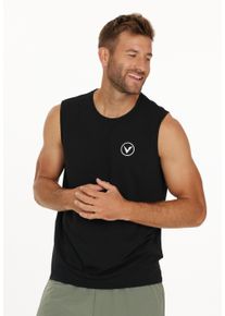 Virtus Herren Muskelshirt "Jokers", schwarz, sportlich, Gr. L, unifarben, 86% Polyester, 10% Viskose, 4% Elasthan, Shirts, mit innovativer Quick