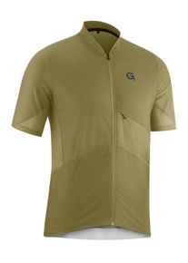 Gonso Herren Radtrikot "FUSINE", grün, Gr. XXXL, 100% Polyester, Trikots, Leichtes Bikepacking Fahrradtrikot