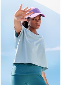 active by Lascana LASCANA ACTIVE Damen 2-in-1-Shirt, grün, sportlich, Gr. XS, Single Jersey, Obermaterial: 75% Polyester, 20% Viskose, 5% Elasthan, Shirts, Sportshirt