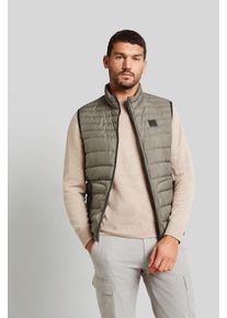 Bugatti Herren Steppweste, beige, casual, Gr. 52, unifarben, 100% Polyester, Westen, aus leichter Nylonware