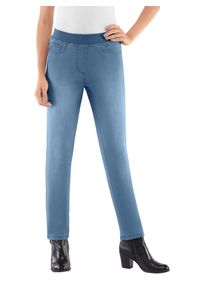 Inspirationen Damen Schlupfjeans, blau, Gr. 195, unifarben, 78% Baumwolle, 20% Polyester, 2% Elasthan, Jeans