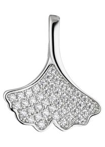 Jobo Damen Ketten-Anhänger "Anhänger Ginko", Silber 925 (Sterlingsilber), silber, Silber 925 (Sterlingsilber), Schmuckanhänger, 925 Silber mit
