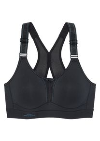Venice Beach Damen Sport-BH, Gr. 105, schwarz, Microtouch, Obermaterial: 90% Polyester (COOLMAX), 10% Elasthan (LYCRA), sportlich, BHs, ohne Bügel