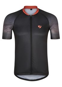 Ziener Herren Radtrikot "NELOS", schwarz, Gr. 56, Obermaterial: 1. 100% Polyester; 2. 90% Polyester, 10% Elasthan, Trikots
