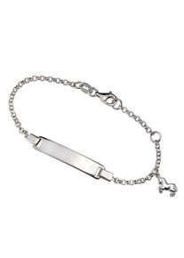 Firetti Armband "Schmuck Geschenk Silber 925 Armkette ID-Platte Erbskette Pferd", Silber 925 (Sterlingsilber), silber, Silber 925 (Sterlingsilber),