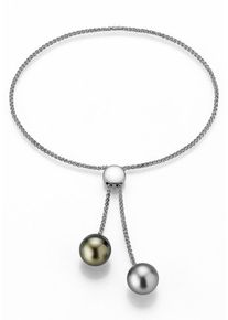 ADRIANA Damen Silberarmband "PR4-67", Silber 925 (Sterlingsilber)-Perlen, grau, Silber 925 (Sterlingsilber), Perlen, Armbänder, mit