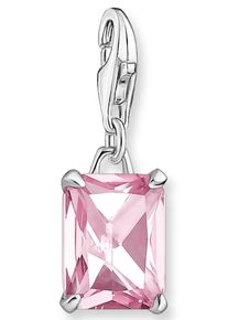 Thomas Sabo Damen Charm-Einhänger "rosa Stein, 1920-051-9", bunt, Silber 925 (Sterlingsilber), Charms, mit Zirkonia (synth.)