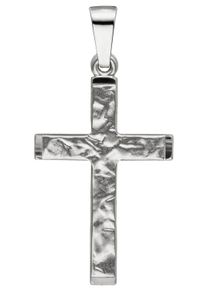 Jobo Damen Kreuz-Anhänger "Anhänger Kreuz", Weißgold 333, weiß, Weißgold 333, Schmuckanhänger, 333 Weißgold