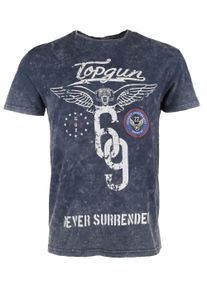 Top Gun Herren T-Shirt "Flags TG20191063", blau, Gr. XXL, Obermaterial: 100% Baumwolle, Shirts