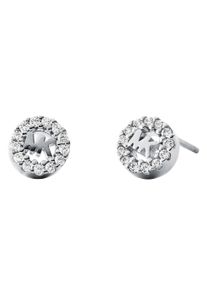 Michael Kors Damen Paar Ohrstecker "PREMIUM, MKC1033AN040", Silber 925 (Sterlingsilber), silber, Silber 925 (Sterlingsilber), Ohrringe, mit Zirkonia