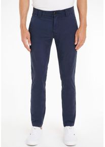 Tommy Jeans Herren Chinohose "TJM SCANTON CHINO PANT", blau, casual, Gr. 31, Web, Obermaterial: 98% Baumwolle, 2% Elasthan, Hosen, mit Markenlabel