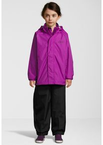 ZIGZAG Kinder Regenanzug "Ophir W", lila, casual, Gr. 92, unifarben, 100% Polyester, Sportanzüge, mit einer 10.000 mm Wassersäule