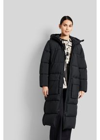 Bugatti Damen Kurzmantel, schwarz, casual, Gr. 36, unifarben, 100% Polyester, Mäntel, mit lässig lockerem Schnitt