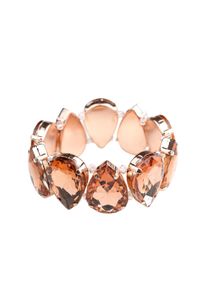 Damen Armband "Ariadne", rosa, Collezione Alessandro, Glas, Armbänder