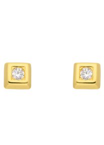 Adelia´s ADELIA ́S Damen Paar Ohrhänger "1 Paar 333 Gold Ohrringe / Ohrstecker mit Zirkonia", Damen, Gelbgold 333, gold, Gelbgold 333, Ohrringe, mit Zirkonia
