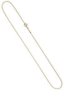 Jobo Damen Goldkette, Gelbgold 333, L: 40cm, gold, Gelbgold 333, Halsketten, Venezianerkette 333 Gold 40 cm 1,5 mm
