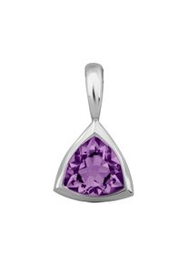 OROLINO Damen Ketten-Anhänger "585 Gold mit echtem Amethyst", ONE-SIZE, Gold, 0,4 g, weiß, Gold, Schmuckanhänger