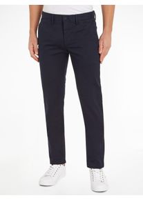 Tommy Hilfiger Herren Chinohose "Chino Bleecker 1985 PIMA CO", blau, casual, Gr. 31, Obermaterial: 96% Baumwolle, 4% Elasthan, Hosen