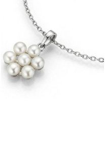 Firetti Damen Kette mit Anhänger "Schmuck Geschenk, Blume", Silber 925 (Sterlingsilber)-Perlen, L: 46cm B: 0,96mm, bunt, Silber 925 (Sterlingsilber),